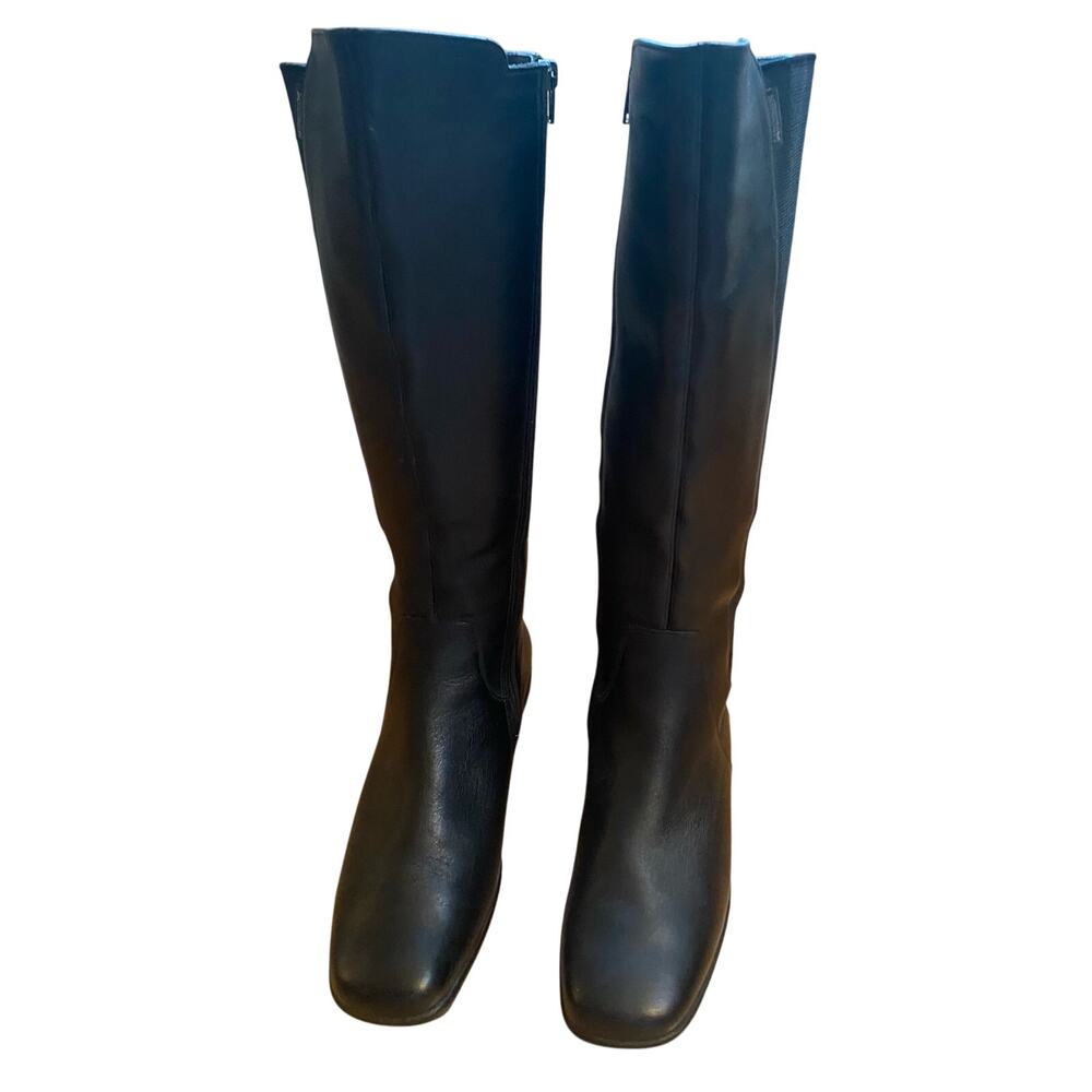 Mephisto Black Leather Boots Size 7